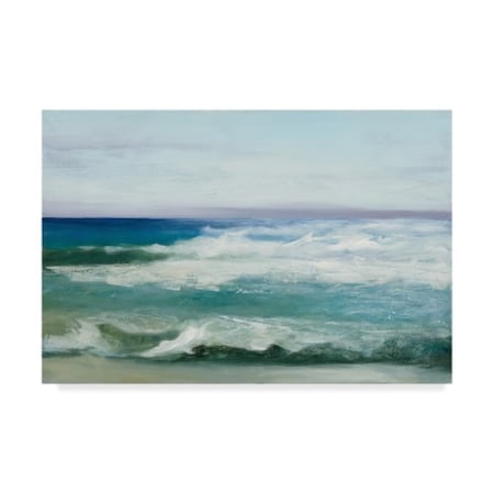 Julia Purinton 'Azure Ocean Waves' Canvas Art,16x24